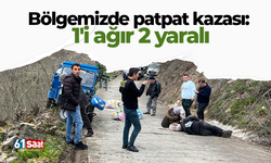 Bölgemizde patpat kazası: 1'i ağır 2 yaralı