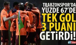 Trabzonspor için tek gol işi çözdü... Yüzde 67'Sine denk geliyor!
