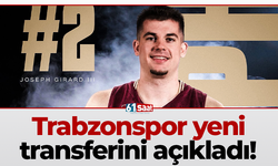 Trabzonspor yeni transferini açıkladı!