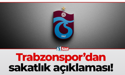 Trabzonspor’dan  sakatlık açıklaması!