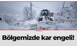 Bölgemizde kar engeli!