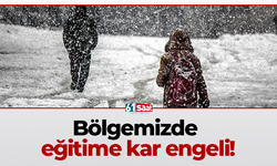 Bölgemizde eğitime kar engeli!