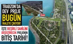 Trabzon'da dev proje ihaleye çıkıyor! Sahili kökten değiştirecek...