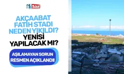 Akçaabat'ta Fatih stadı neden yıkıldı? Yerine yenisi yapılacak mı? Aşılamayan sorun resmen açıklandı!