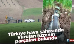 Türkiye hava sahasında vurulan füzenin parçaları bulundu