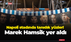 Napoli stadında tanıdık yüzler!