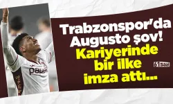 Trabzonspor'da Augusto şov! Kariyerinde bir ilke imza attı...