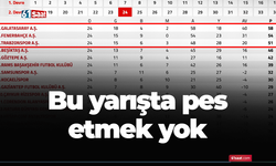 Bu yarışta pes etmek yok