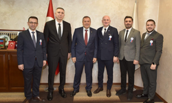 Trabzon Serbest Muhasebeci ve Mali Müşavirler Odası 'ndan TTSO'ya ziyaret