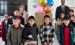 Bayburt'ta on beşi geleneği iki okulun öğrencilerini buluşturdu