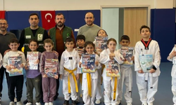 Bayburt'ta tekvando öğrencilerine teknoloji bağımlılığı eğitimi verildi