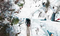 Giresun’un yüksek kesimlerinde karla mücadele sürüyor