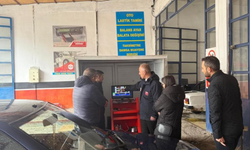 Bayburt’ta egzoz gazı emisyon ölçüm istasyonları denetlendi