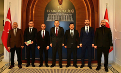Ülkü Ocakları’ndan Trabzon Valisi Şahin’e ziyaret