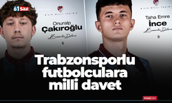 Trabzonsporlu futbolculara milli davet