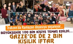 Trabzon Büyükşehir şu ana kadar Ramazan'da 100 bin kişiye temas etti