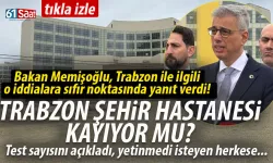 Trabzon Şehir Hastanesi kayıyor mu? Bakan Kemal Memişoğlu, yerinden cevap verdi...