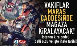 Vakıflar Trabzon'un en gözde caddesi Maraş Caddesinde mağaza kiralayacak!