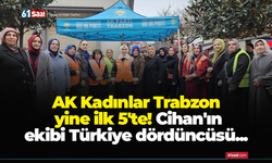 AK Kadınlar Trabzon yine ilk 5'te! Cihan'ın ekibi Türkiye dördüncüsü...