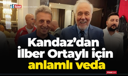 Kandaz’dan İlber Ortaylı için anlamlı veda