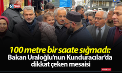 100 metre bir saate sığmadı: Bakan Uraloğlu’nun Kunduracılar’da dikkat çeken mesaisi