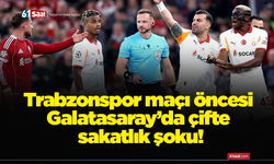 Trabzonspor maçı öncesi Galatasaray’da çifte sakatlık şoku!