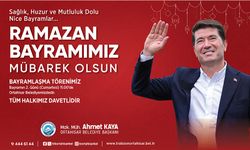 Ortahisar Belediyesi Başkanı Ahmet Kaya, Ramazan Bayramı Kutlama Mesajı