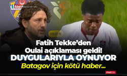 Fatih Tekke'den Oulai açıklaması! Duygularıyla oynuyor...
