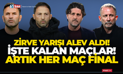 Zirve yarışı alev aldı! İşte Trabzonspor’un kalan maçları