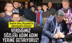 Trabzon'da Başkan Ahmet Metin Genç, Akçaabat'ta vatandaşlarla buluştu!