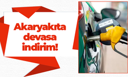 Akaryakıta devasa indirim!