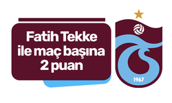 Fatih Tekke ile maç başına 2 puan