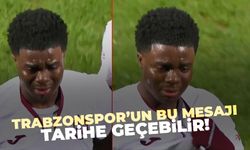 Trabzonspor'un bu mesajı tarihe geçer
