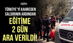 Türkiye'yi kahreden saldırının ardından eğitime 2 gün ara verildi!