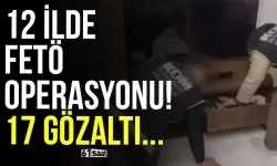 12 ilde FETÖ operasyonu 17 gözaltı!