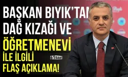 Başkan Bıyık’tan dağ kızağı ve öğretmenevi ile ilgili flaş açıklama!