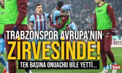 Trabzonspor Avrupa'nın zirvesinde.. Barcelona, Real, PSG Manchester gerisinde kaldı...