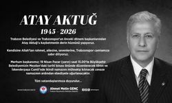 Trabzon Büyükşehir Belediyesi'nden taziye mesajı