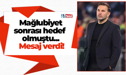 Mağlubiyet sonrası hedef olmuştu... Mesaj verdi!
