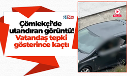 Çömlekçi’de utandıran görüntü! Vatandaş tepki gösterince kaçtı
