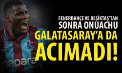 Trabzonspor'da Onuachu, Fenerbahçe ve Beşiktaş'tan sonra Galatasaray'a da acımadı...