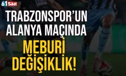 Trabzonspor'da, Fatih Tekke'den Alanya maçında mecburi değişiklik...