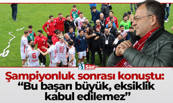 Şampiyonluk sonrası konuştu: “Bu başarı büyük, eksiklik kabul edilemez”