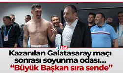 Kazanılan Galatasaray maçı sonrası soyunma odası… “Büyük Başkan”