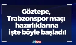 Göztepe, Trabzonspor maçı hazırlıklarına işte böyle başladı!