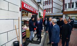 Trabzon Çaykara Belediyesine dikkat çeken ziyaret...