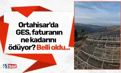 Ortahisar'da GES, faturanın ne kadarını ödüyor? Belli oldu...