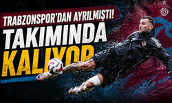 Trabzonspor'dan ayrılmıştı, takımında kalıyor