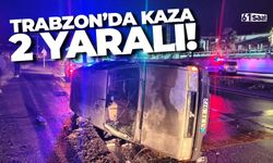 Trabzon'da kaza! 2 yaralı