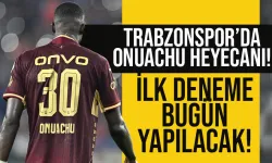 Trabzonspor'da Onuachu'nun sakatlığı ile ilgili flaş gelişme! İlk deneme bugün yapılacak...